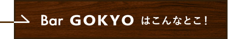 Bar Gokyoは